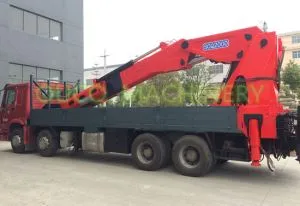 90t puspriekabės „Boom“ sunkvežimio kranas